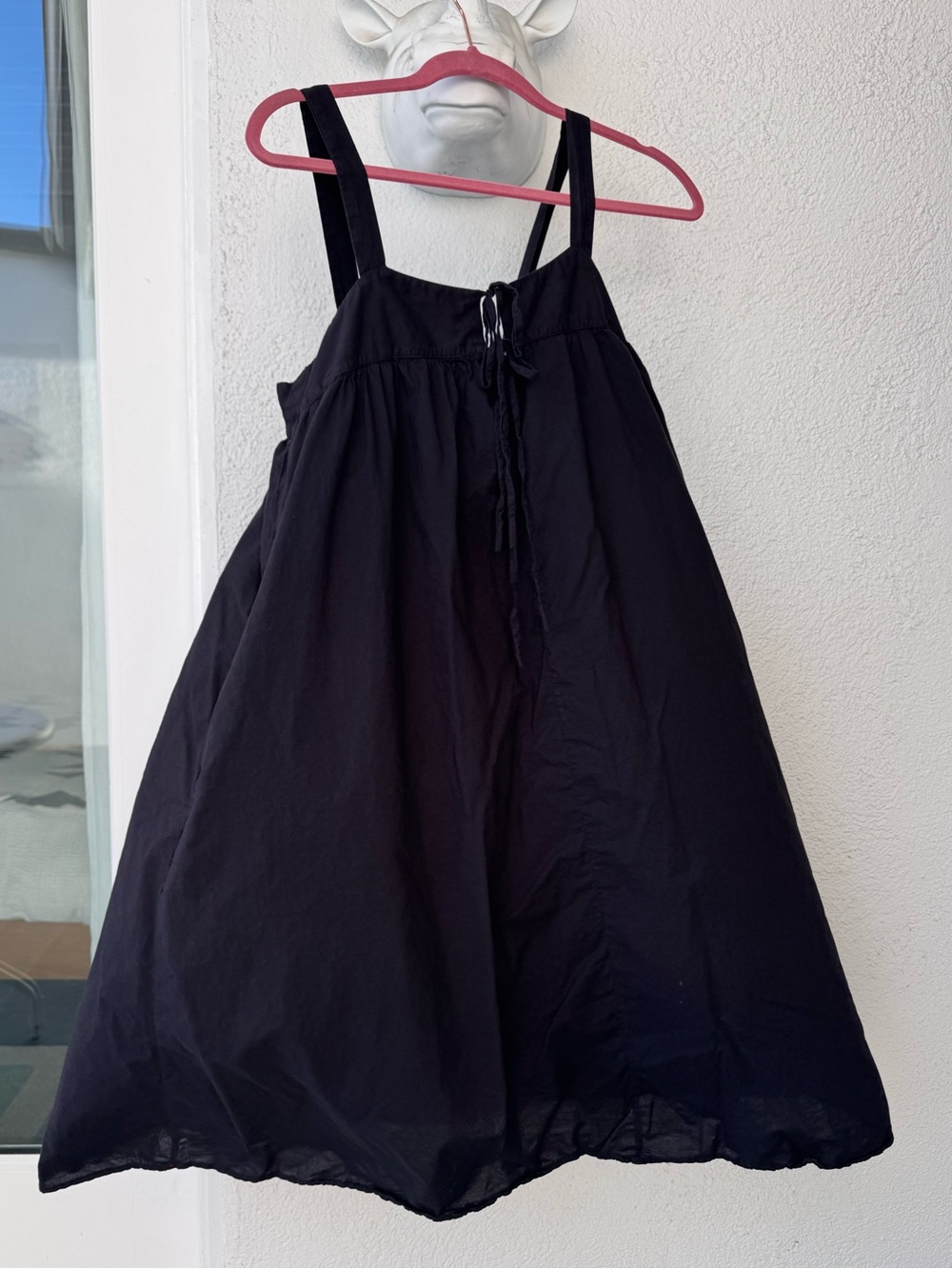 Xirena Black Sundress with Tie Front